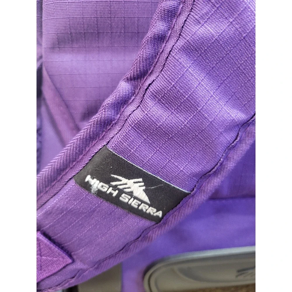 High Sierra‎ Purple Backpack Wheeled Rolling Laptop Travel School Bag